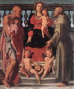 Pontormo, Jacopo Madonna and Child with Two Saints oil on canvas